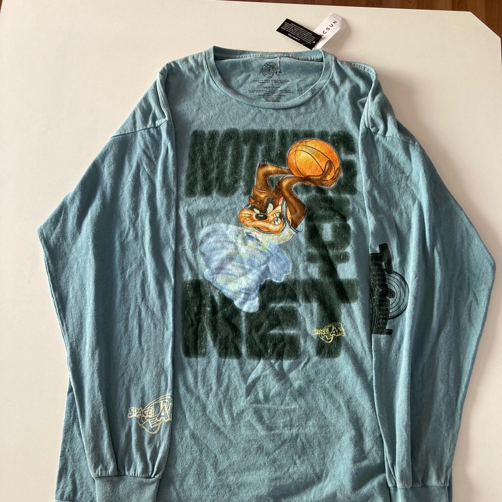 Nothing But Net Taz Space Jame Long Sleve XL